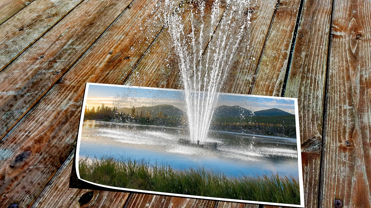 Lake, fountain, photo — Experience the Freedom of Crypto with Ledger Live