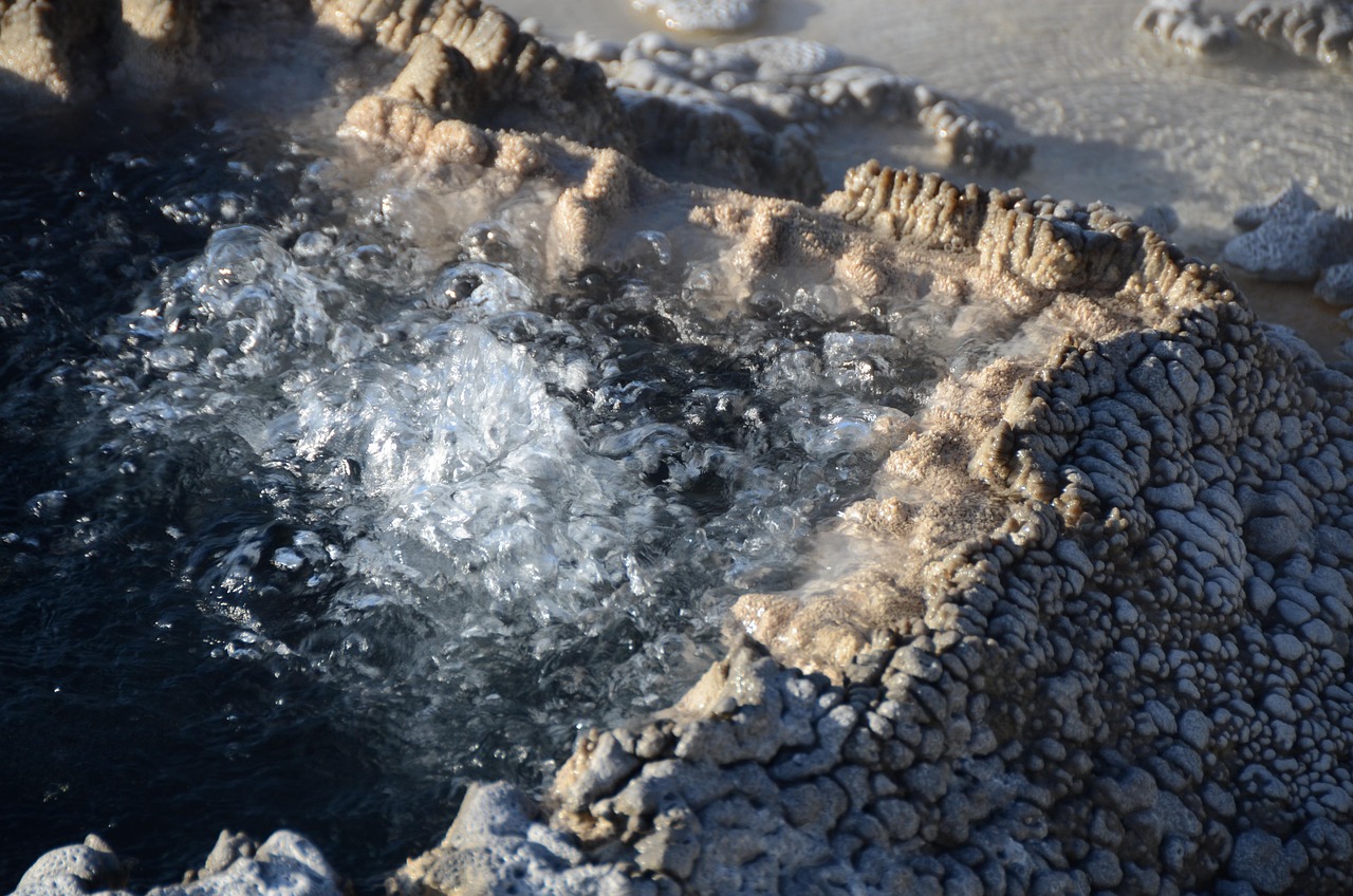 Boiling water, hot pool, spring — Master Your Crypto Journey with Atomic Wallet Now